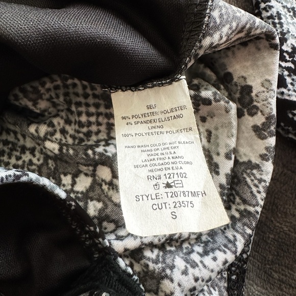 Fashion Nova- Strappy Snakeskin print bodysuit - Picture 4 of 10